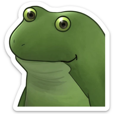 a branche with a few green leafs sticker