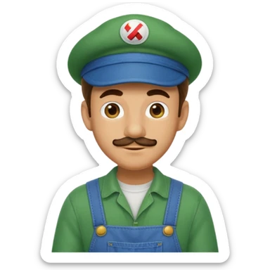 luigi sticker