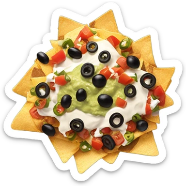 Loaded nachos sticker