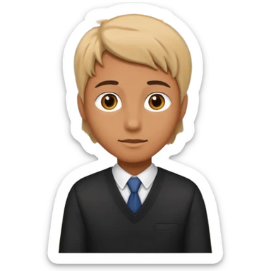 I am standing in the classroom. sticker