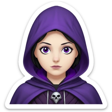 dc raven with hood sticker