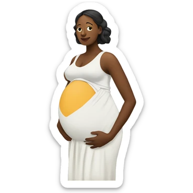pregnant with picasso sticker