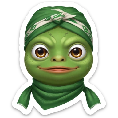 mach mir pepe emotes für twitch im chicano style sticker