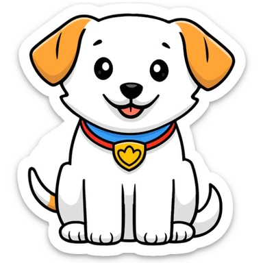 Dog eat cats sticker