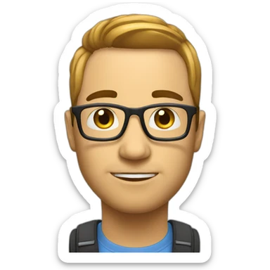 ideal smart programmer who can code anything sticker