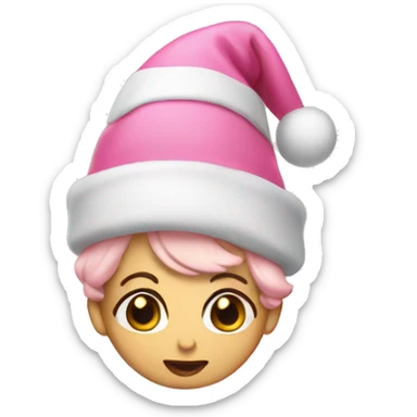 Pink Christmas  sticker