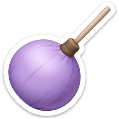 Hawaiian light purple poi sticker