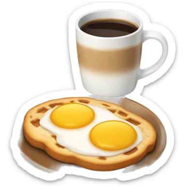 Breakfast coffe  sticker
