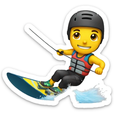 wakeboard sticker
