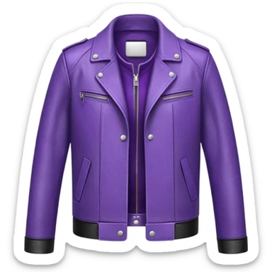 jacket: púrpura sticker