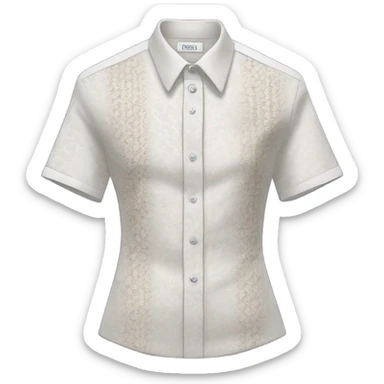 Realistic isolated Christian Dior Oblique Short-Sleeved Shirt  sticker