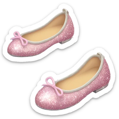 Sparkly ballerina shoes  sticker