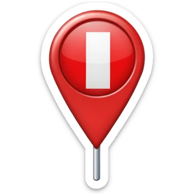 location pin italy sticker