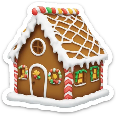 gingerbread house sticker