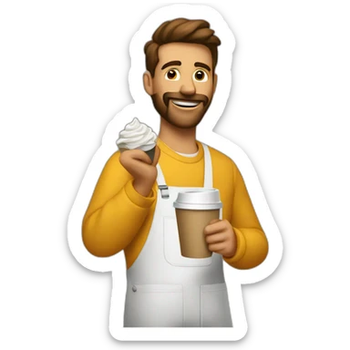 a-painter-with-wallpaper-in-his-right-hand-and-a-coffee-in-his-left-hand sticker
