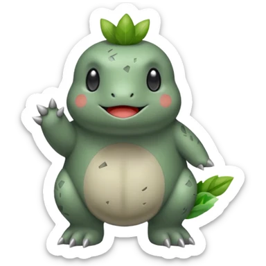Larvitar (full body) sticker