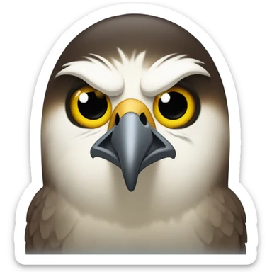 Falcon crying sticker