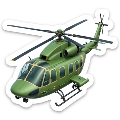 Belarusian helicopter sticker