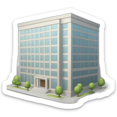 office building sticker