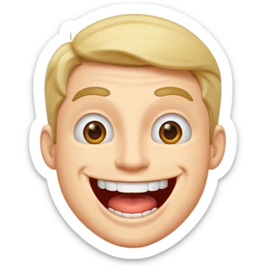 Büyük ağızlı adam sticker