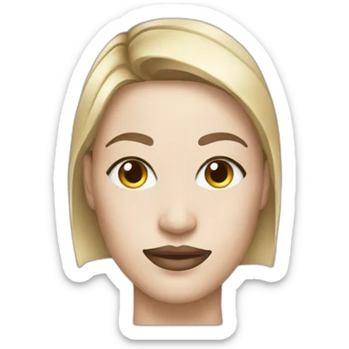 face mask beauty sticker