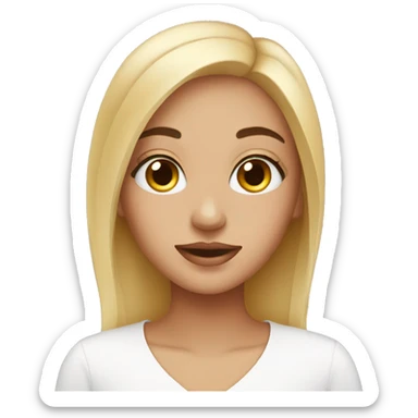 Skincare girl sticker