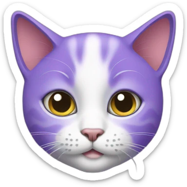 Violet cat  sticker
