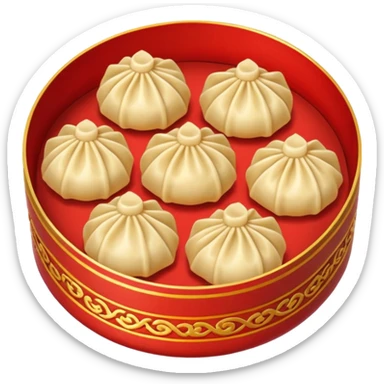 Chinese theme emoji food sticker