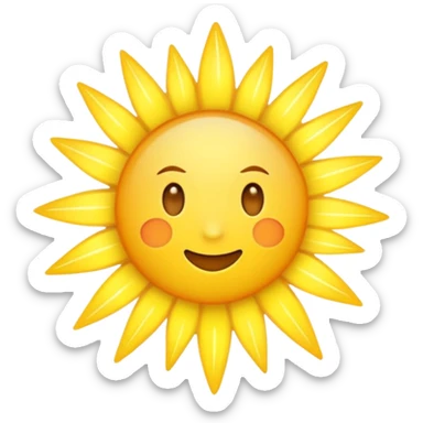 Light burst / illumination cue sticker