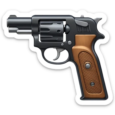 Un pistolet sticker