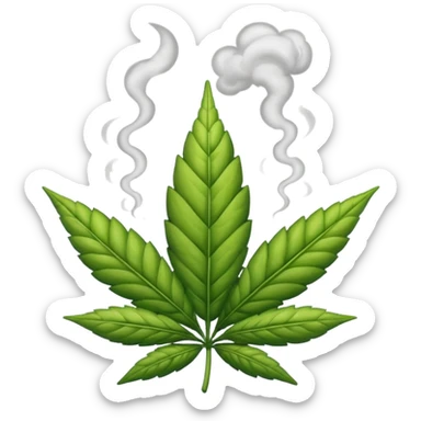 weed smoke sticker