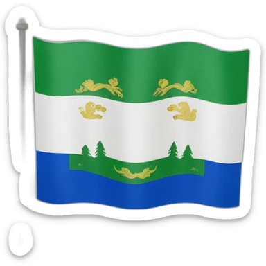 yakutian flag sticker