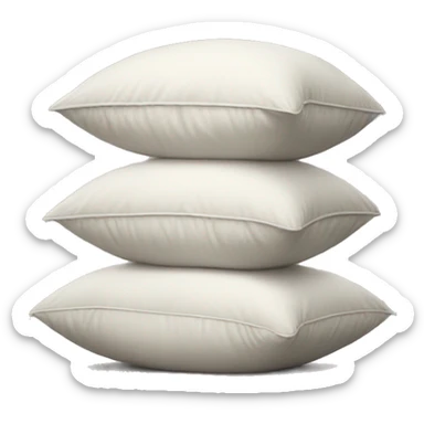 Stack of pillows sticker