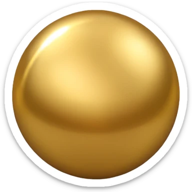 Gold image in professional look sticker