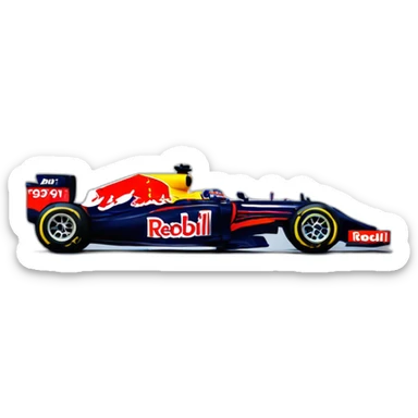 Redbull f1 cars sticker