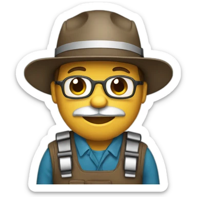 Engineer beaver sticker