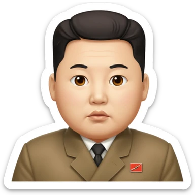 kim jong un  sticker