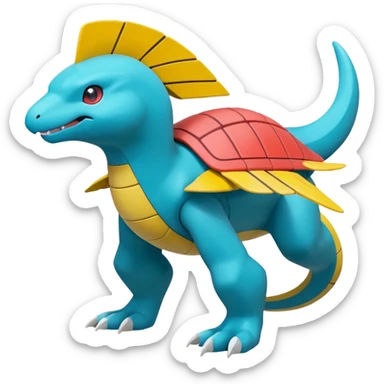 Helioptile-Koraidon-Miraidon-Pokémon, full body sticker