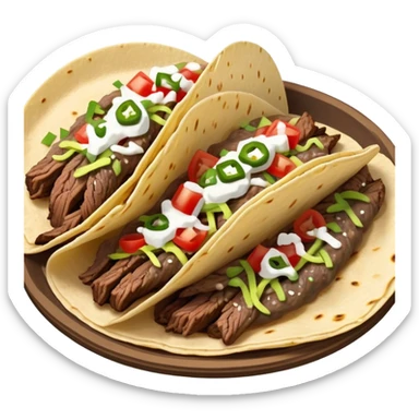 Carne asada tacos  sticker