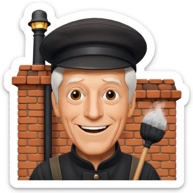 Dick Van Dyke chimney sweep  for discord  sticker