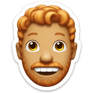 gingerman silly sticker