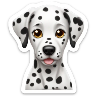 dalmatian puppy cute sticker