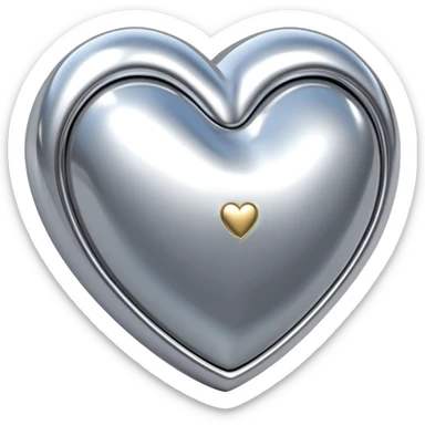 sorayama heart glossy metal parts sexy sfw sticker