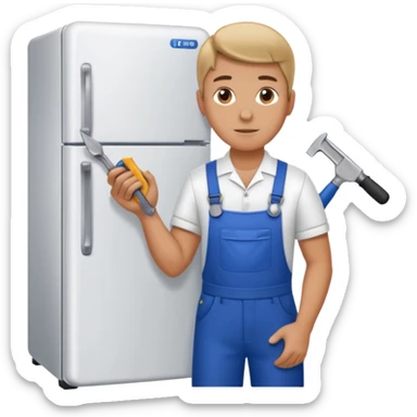 Técnico en refrigeracion sticker