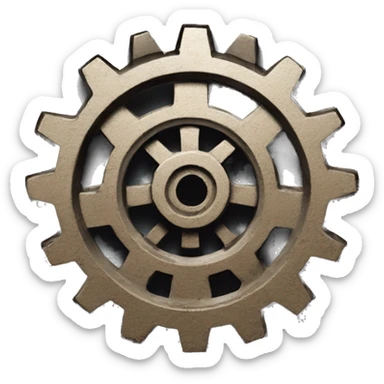 Gears of war cog sticker