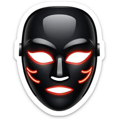 LED mask by dr Dennis gross sticker