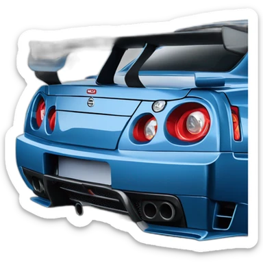 Nissan gtr r34 sticker
