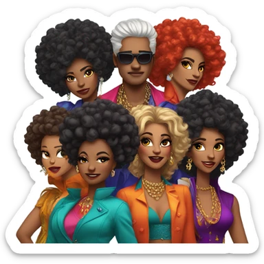 Drama queens  sticker