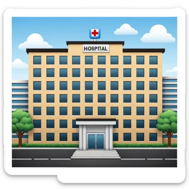 Hospital sticker