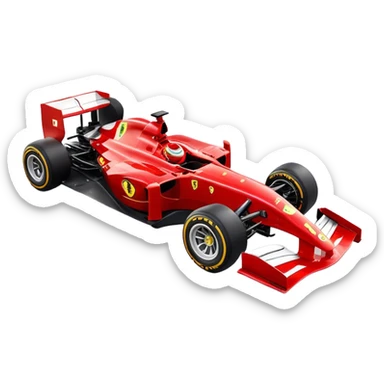 Ferrari F1 Car sticker